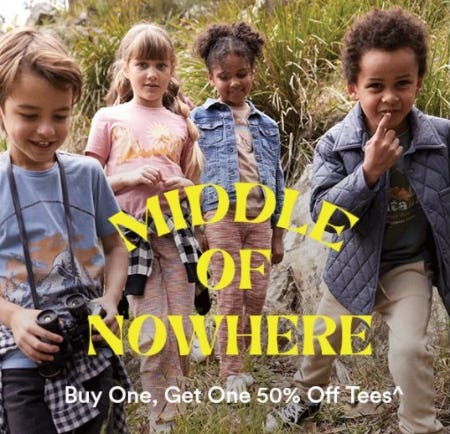 BOGO 50% Off Tees from Cotton On Kids