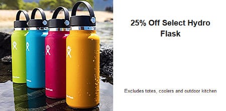 25% Off Select Hydro Flask from Dick's Sporting Goods