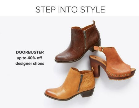 Doorbuster Up to 40% Off Designer Shoes