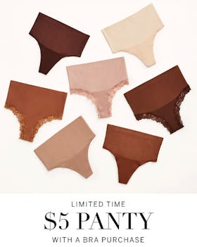 $5 Panty With a Bra Purchase