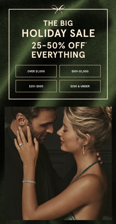 The Big Holiday Sale: 25-50% Off Everything from Kay Jewelers