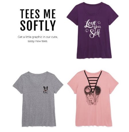 Shop New Tees from Torrid