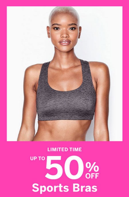 Up to 50% Off Sports Bras