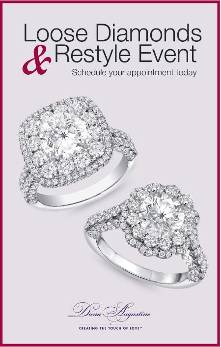 DANA AUGUSTINE & APPRAISAL EVENT- 1 DAY ONLY, MAY 21ST from Helzberg Diamonds