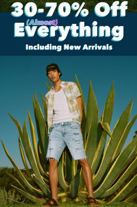 30-70% Off (Almost) Everything from American Eagle Outfitters