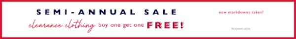 Clearance Clothing Buy One Get One Free