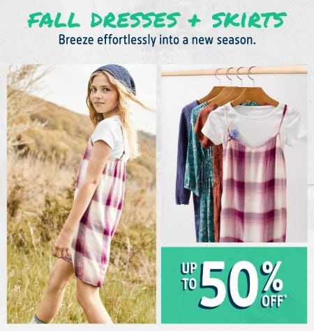 Fall Dresses + Skirts Up to 50% Off from Oshkosh B'gosh