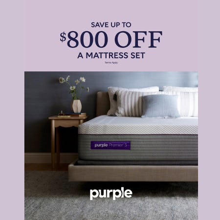 Spring Sale from Purple