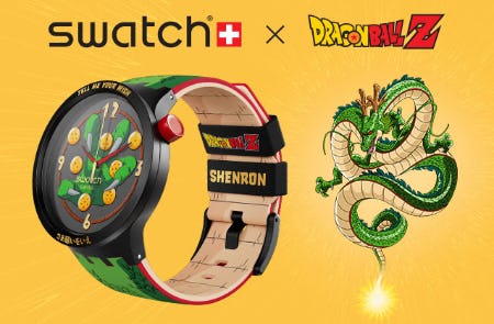 The Swatch X Dragon Ball Z Collection from Swatch