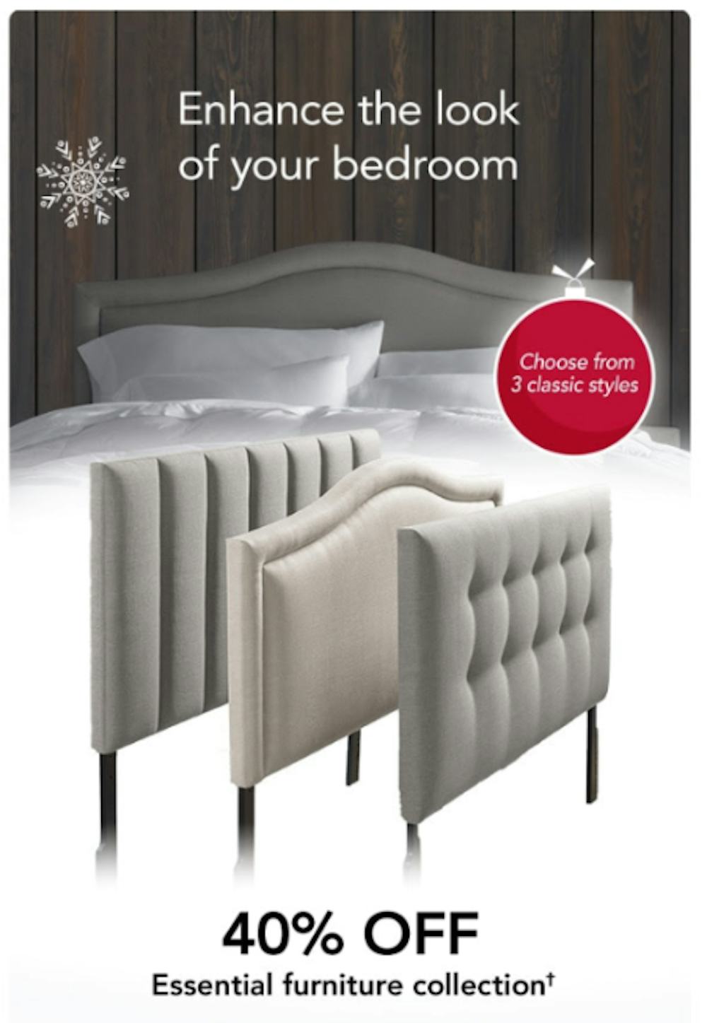 40% Off Essential Furniture Collection