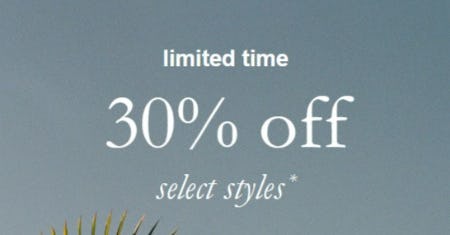 30% Off Select Styles from Abercrombie Kids
