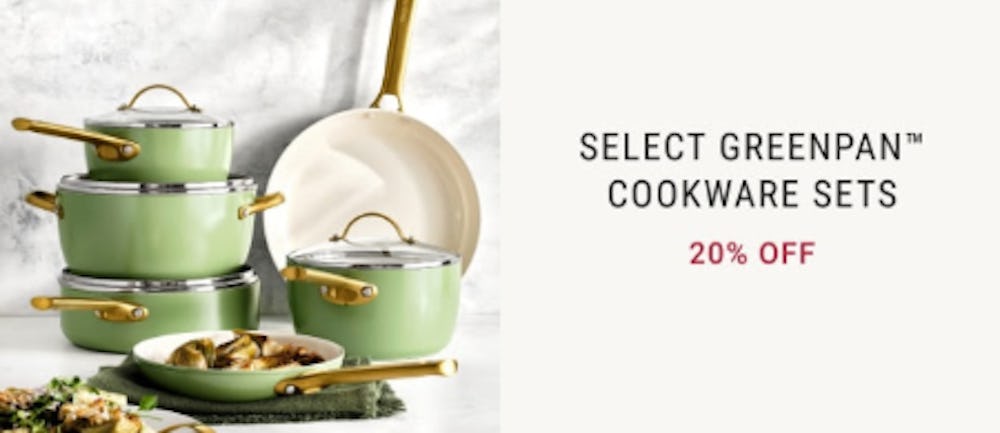 Select Greenpan Cookware Sets