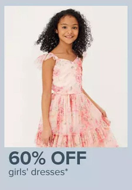 60% Off Girls' Dresses