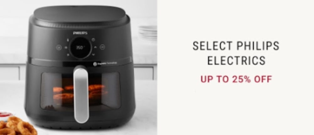 Up to 25% Off Select Philips Electrics