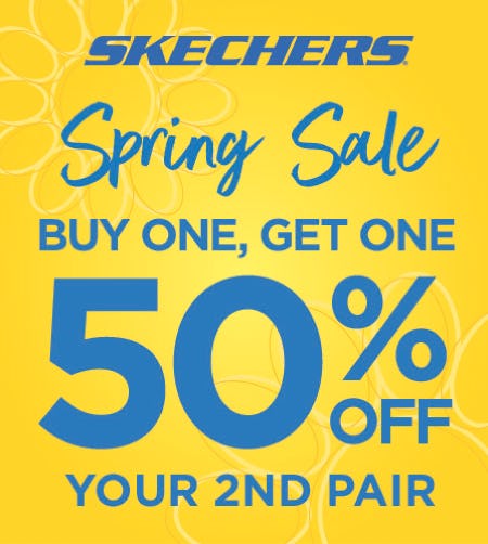 SPRING SALE! BOGO 50% Off Footwear from Skechers