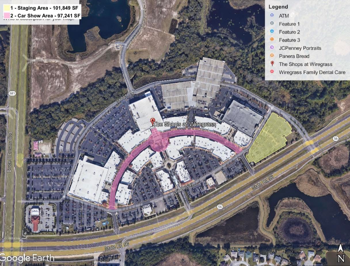 Auto & Truck Show Staging Map