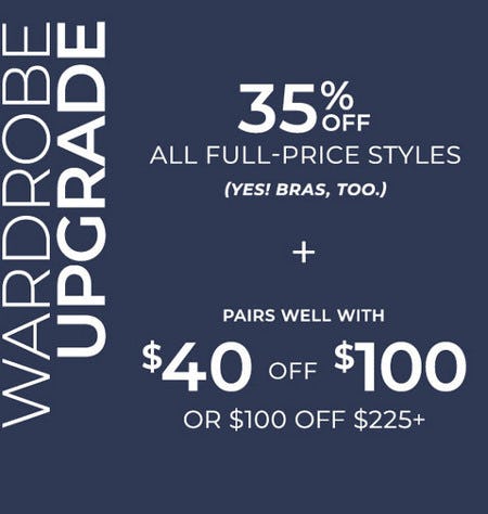 35% Off All Full-Price Styles