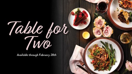 Firebirds Valentine’s Day Offer from Firebirds Wood Fired Grill