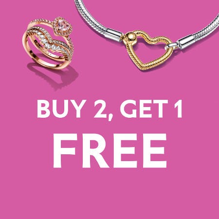 BUY 2, GET 1 FREE CHARMS from PANDORA