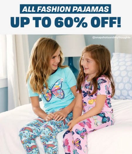 All Fashion Pajamas Up to 60% Off from The Children's Place Gymboree
