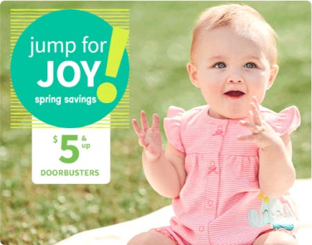 $5 & Up Doorbusters from Carter's