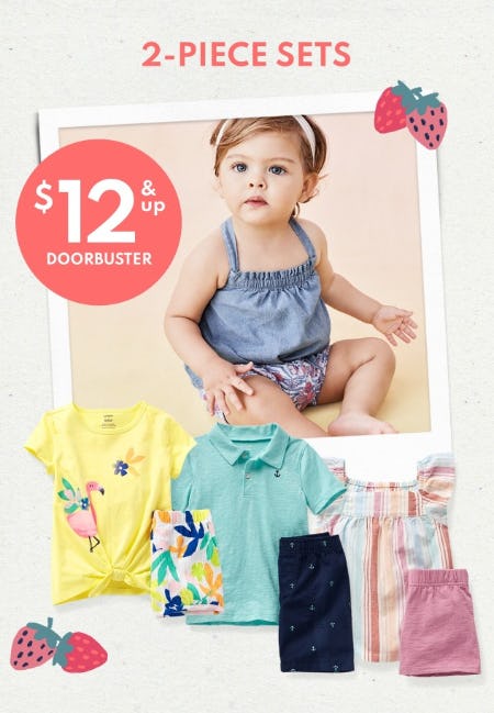 2-Piece Sets $12 & Up Doorbuster from Carter's Oshkosh