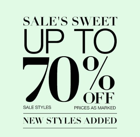 Up to 70% Off Sale Styles from Everything But Water