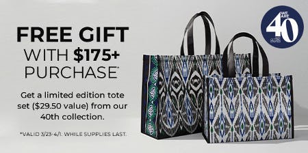 Free Gift With $175 or More Purchase