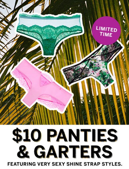 $10 Panties and Garters