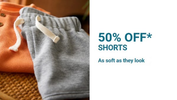 50% Off Shorts