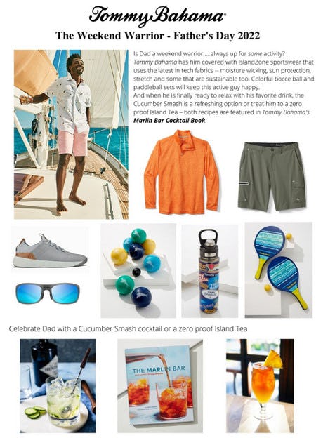 The Weekend Warrior - Father's Day 2022 from Tommy Bahama