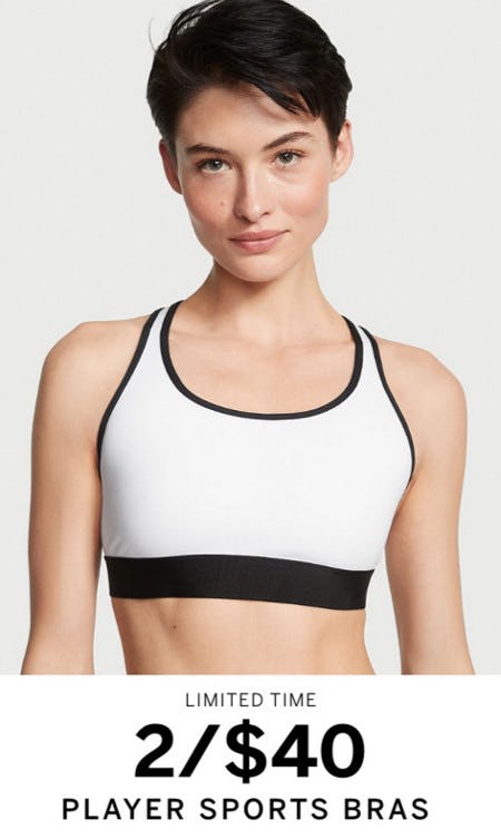 2 for $40 Player Sports Bras from Victoria's Secret
