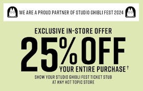 25% Off In-Stores With A Studio Ghibli Fest 2024 Ticket Stub