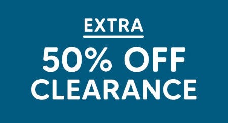 Extra 50% Off Clearance