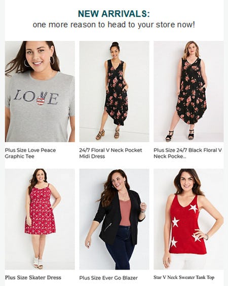 Shop New Arrivals from maurices