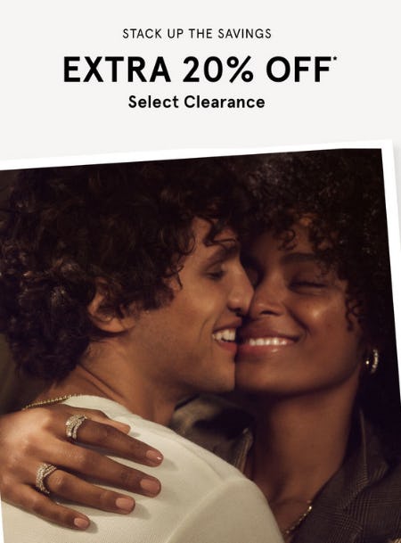 Extra 20% Off Select Clearance
