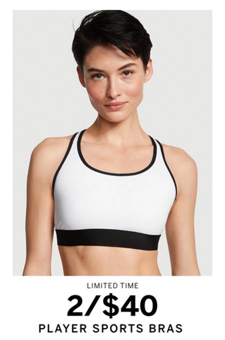 2 for $40 Player Sports Bras from Victoria's Secret