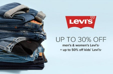 Up to 30% Off Men's & Women's Levi's from Belk