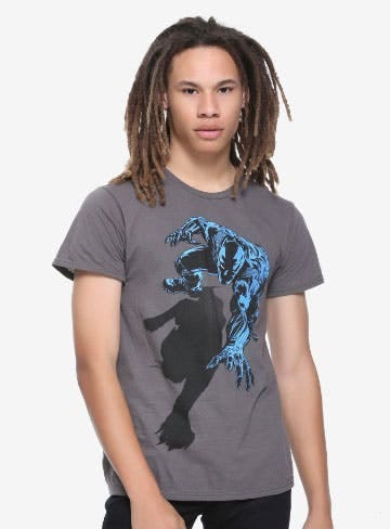 Marvel Black Panther Shadow T-Shirt from Hot Topic