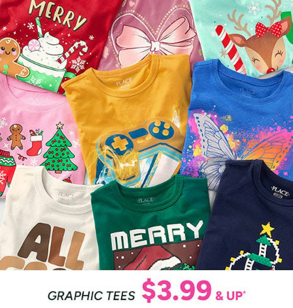 Graphic Tees $3.99 and Up