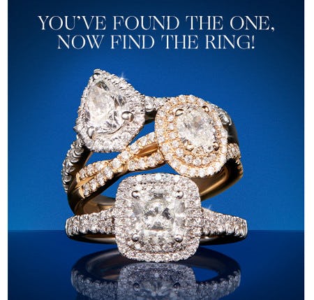 You've Found The One, Now Find The Ring from Zales The Diamond Store