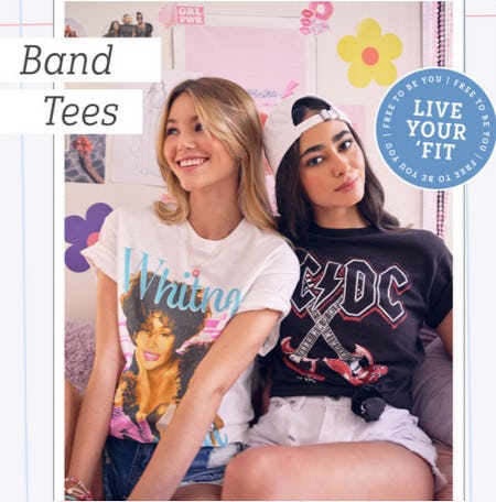 Shop Our Newest Band Tees from Francesca's