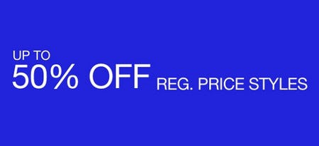 Up to 50% Off Reg. Price Styles from Gap