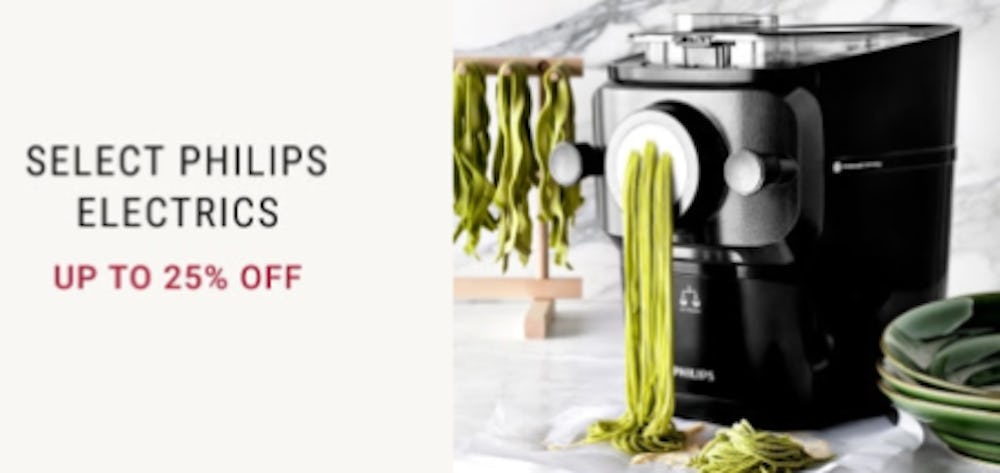 Up to 25% Off Select Philips Electrics