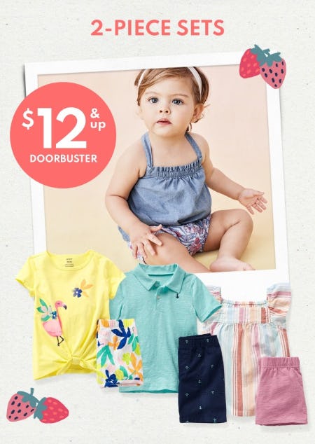 2-Piece Sets $12 & Up Doorbuster from Carter's