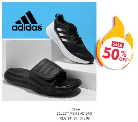 50% Off Select Men's Adidas from Shoe Carnival