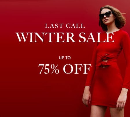 Last Call Winter Sale Up to 75% Off from Neiman Marcus