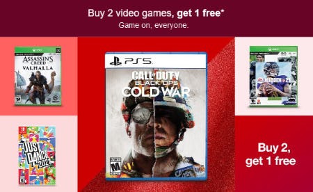 video games buy 2 get 1 free