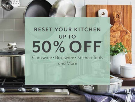 Up to 50% Off Cookware, Bakeware, Kitchen Tools and More from Sur La Table