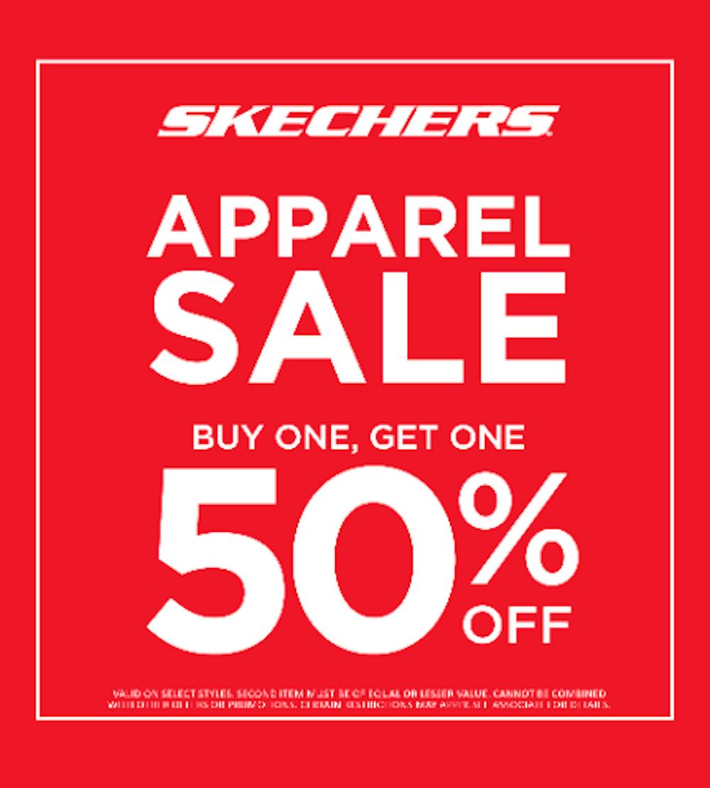 Buy One, Get One 50% Off Apparel